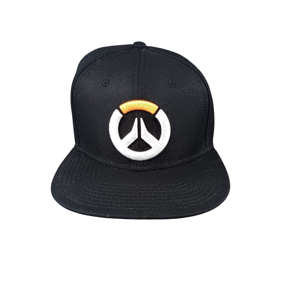 Overwatch Snapback Hat Black‎ One Size Fits Most Men's Gaming